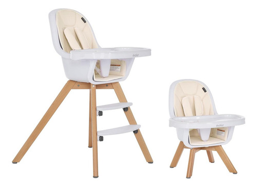 Evolur Zoodle 2 En 1 Silla Alta De Bebé Convertible En