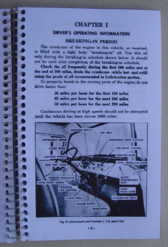 Manual Chevrolet Marta Rocha - 1955