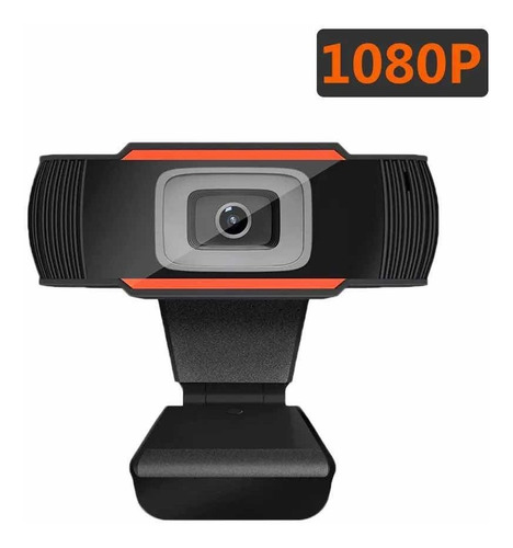 Webcam 1080p Com Áudio Embutido