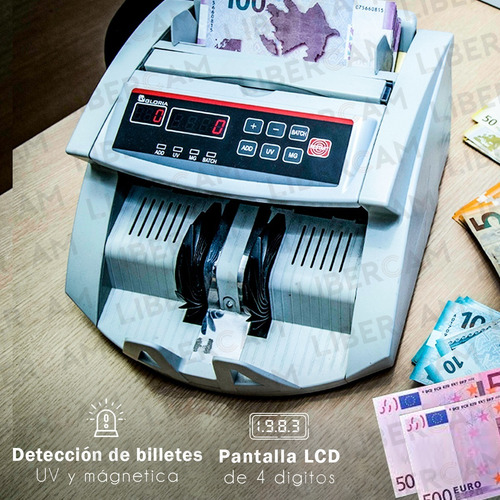 Contadora De Billetes Máquina Cuenta Dinero Detector Falsos