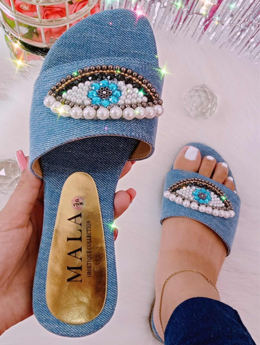 32881 Sandalias Mala Mx Denim Blue Eyes