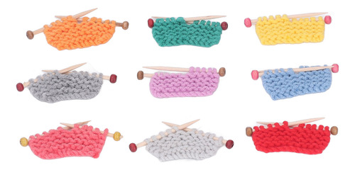 Kit De Suéteres Para Tejer Con Hilo De Lana Dollhouse, 9 Pie