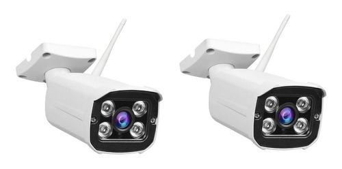 Pack X2 Camara Ip Wifi Exterior P2p Hd Seguridad  720p 