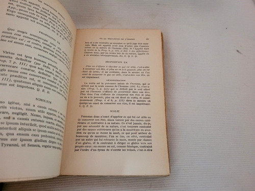 Imagen 6 de 10 de Ethique Spinoza 2 T Traduc Charles Appuhn Garnier Frances