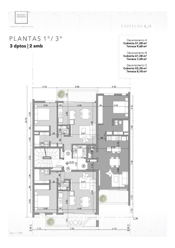 En Venta Departamento De 2 Ambientes En Pozo. Edificio Bonjo 12. Zona Chauvin.