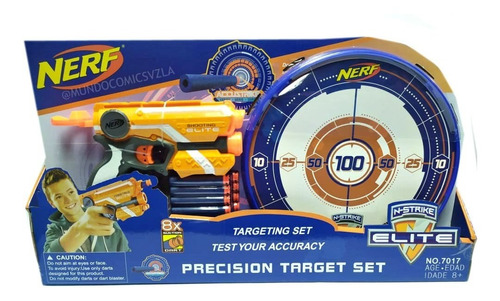 Pistola Nerf Elite Precision Target Set De Punteria 