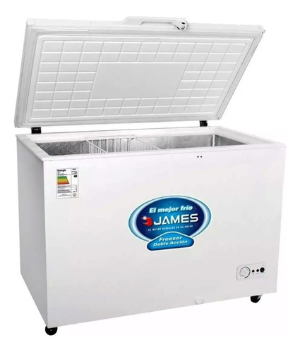 Freezer Heladera James 250 Horizontal Sensacion Color Blanco