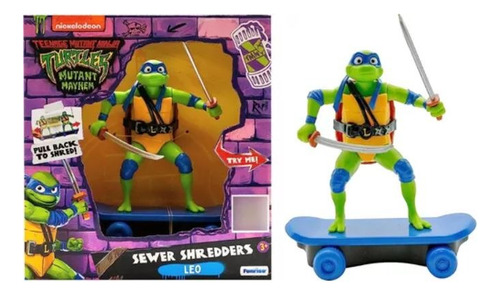Tortugas Ninja Mutant Mayhem Sewer Shredders Leo Replay