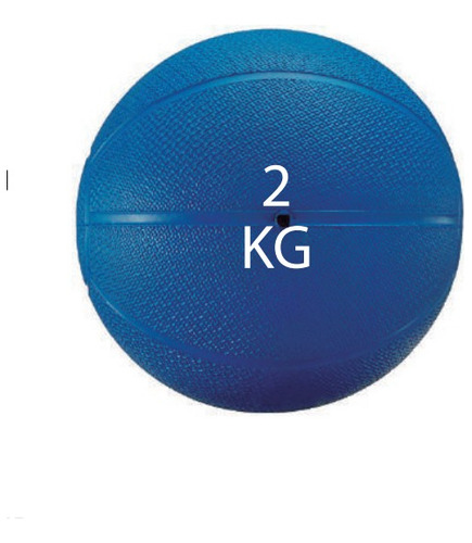 Balón Medicinal 2kg Con Rebote Para Entrenamiento