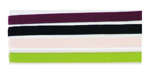 4 Diadema Delgada Elástica Unisex Deportiva Antideslizante