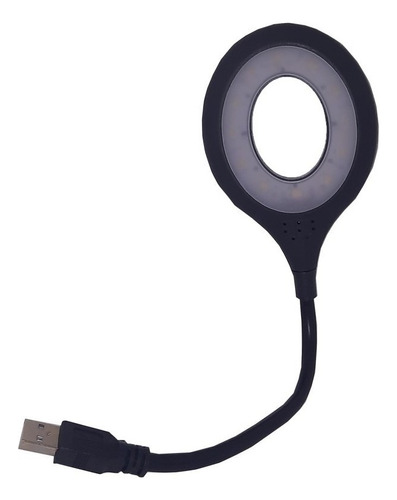 Lampara De Escritorio De Led Flexible Tokin 3w Usb Pantalla Negro