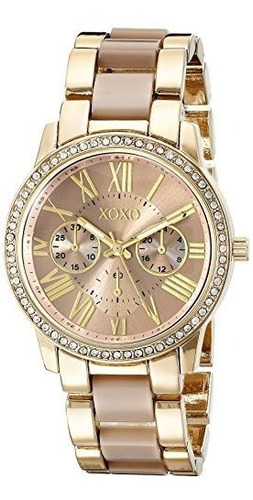 Reloj Dama Xoxo  Analog Watch With Gold-tone