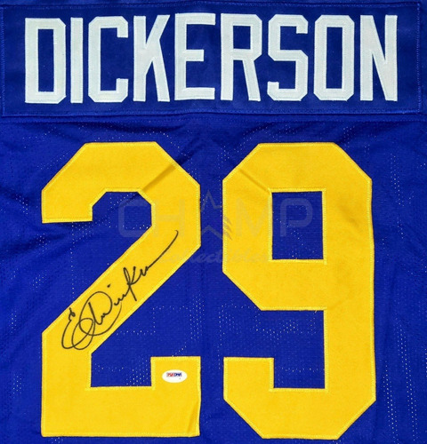 Jersey Firmado Eric Dickerson Los Angeles Rams Autografo Cst