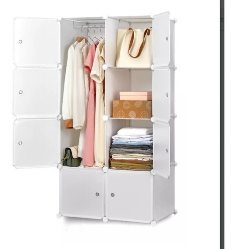 Multi Organizador Con Puerta, 8 Cubos Para Almacenar