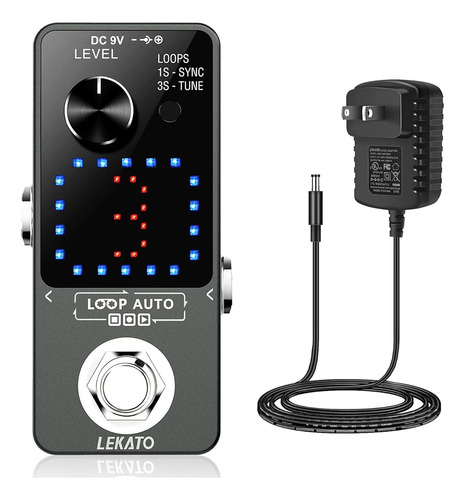 ~? Lekato Pedal Looper De Guitarra, Pedal De Bucle De Efecto