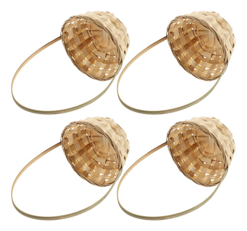Cesta De Mimbre Para Caramelos, 4 Unidades