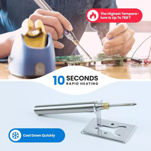 Kit De Cautín Con Cabezal De Carga Usb