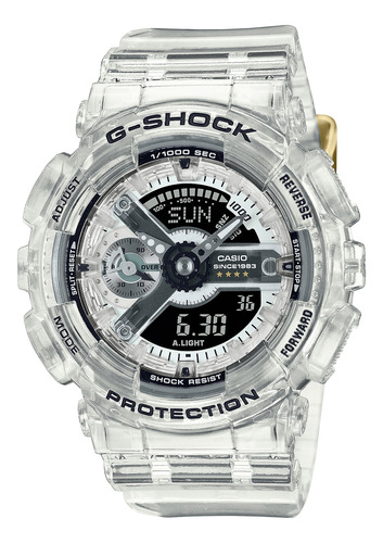 Reloj G-shock Gma-s114rx-7a Resina Mujer Transparente