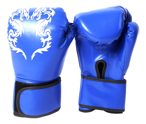 Guantes De Boxeo Protectores Azules Para El Entrenamiento Y