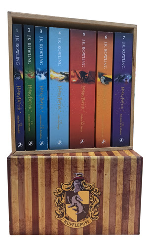 Pack Harry Potter Saga Completa 1-7 Mas Caja Hufflepuff