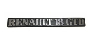 Insignia Emblema De Baul Porton Renault 18 Gtd 