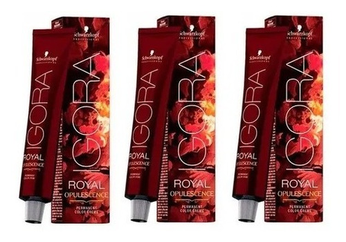 3 Tinturas Igora Opulescence - Schwarzkopf 60g Bp