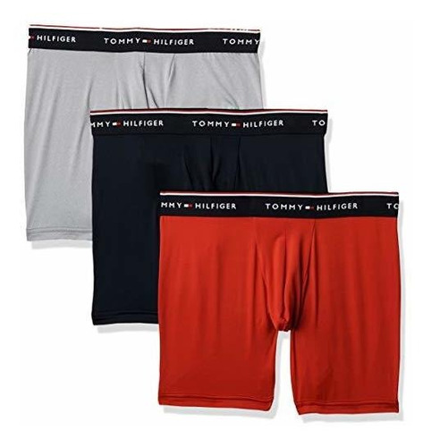 Set De 3 Bóxer Talla Medium Para Hombre Tommy Hilfiger En