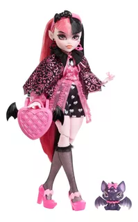 Muñeca Monster High Draculaura Moda Con Accesorios