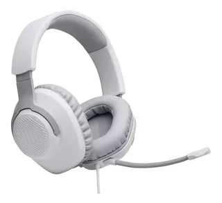 Audífonos gamer JBL Quantum 100 JBLQUANTUM100 blanco