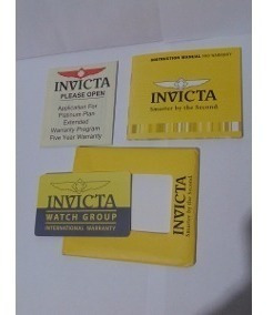 3 Manual Card Invicta Pronta Entrega 100% Original Novo