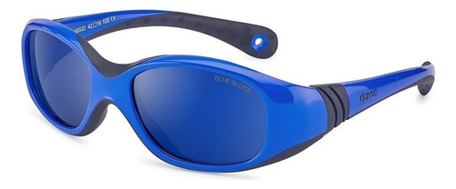 Oculos Sol Nano Vista Kooki M Ns59232 Azul 2 A 4 Anos Lente Cinza