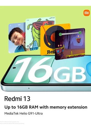 Xiaomi Redmi 13 C/ Capa De Proteção 8gb Ra 256gb Global 4g
