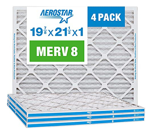 19 7/8 X 21 1/2 X 1 Merv 8 Pleated Air Filter, Ac Furna...