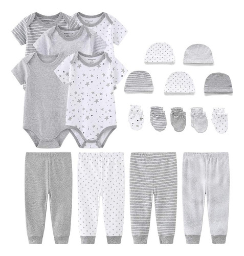 Kiddiezoom Ropa Para Bebé Recién Nacido, Conjunto De Canasti