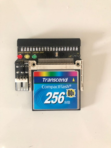 Imagem 2 de 4 de Cartão Compactflash Transcend 256mb 80x