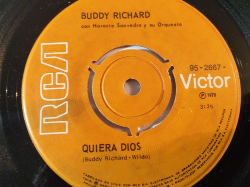 Vinilo Single De Buddy Richard - Auto Viejo ( P72-z168