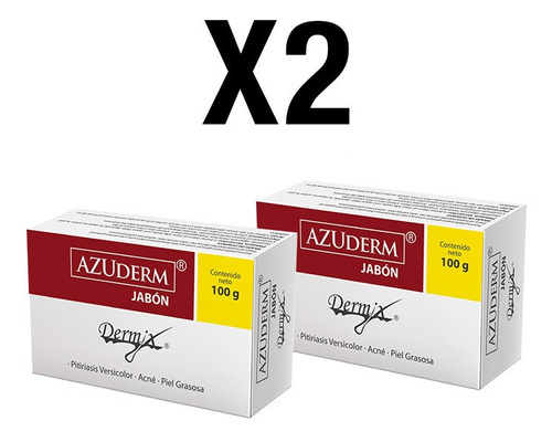 Azuderm Jabon Azufre Al 3% Pack (x2 Piezas)