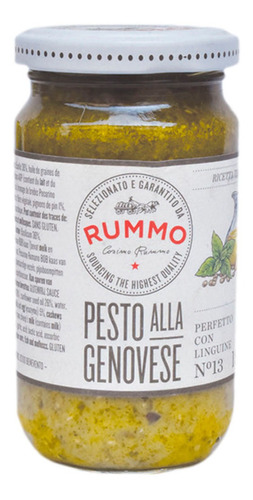 Salsa Pesto a la Genovese Rummo 185ml