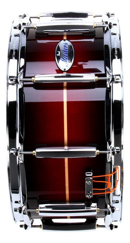 Caixa Pearl Maple Masters 14x6 Mct1465s/c836 Redburst Stripe