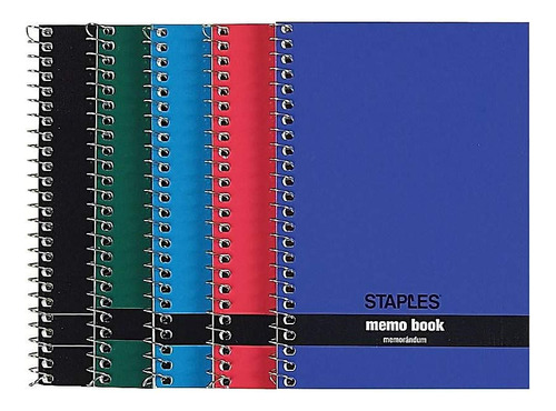 Bloc De Notas Staples 200014, 10,16 Cm X 15,24 Cm, Con Rayas
