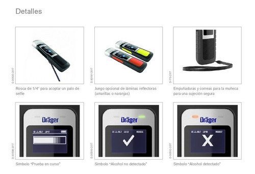Detector De Alcohol Alcotest Drager Modelo 5000 V7