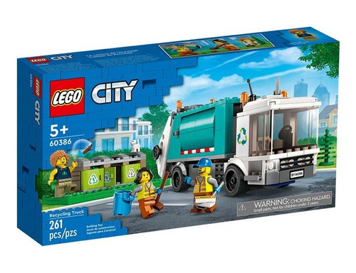 Lego City 60386  Camión De Reciclaje