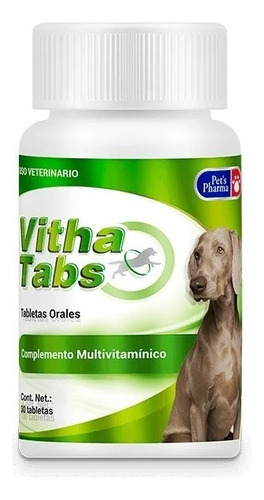 Vitha Tabs 30 Tabletas Pets Pharma Perros Multivitaminico