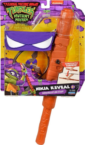 Antifaz Y Accesorios Bandai De Donatello Turtles Mutant