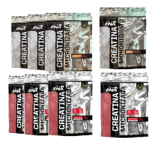 Promoción Creatina Micronizada 300gr Ena X8 Unidades