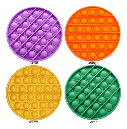 Juego De 4 Piezas Anti-estrés Pop Fidget Stress Punk
