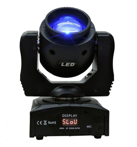 Pl Prolight Mh68 Cabeza Móvil Led 60w Colores Gobos Dmx