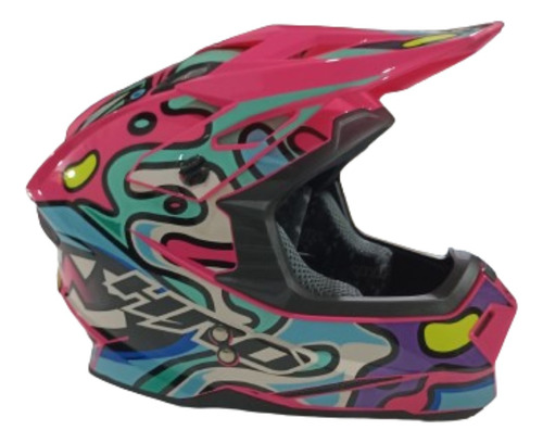 Cascos De Motos Cross Hro Mx03 Rosado Airoh/mt/ls2/hjc/ich