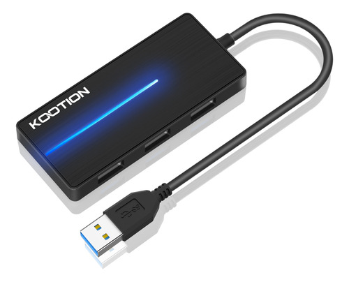 Kootion Hub Usb 3.0 De 4 Puertos, Ncleo De Datos Ultrafino (