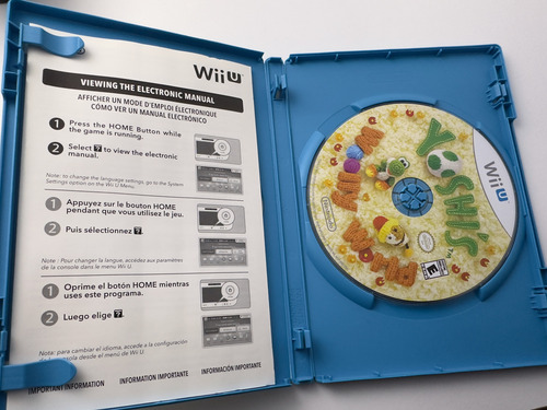 Yoshi's Woolly World Yoshi Standard Edition Nintendo Wii U (Usado)